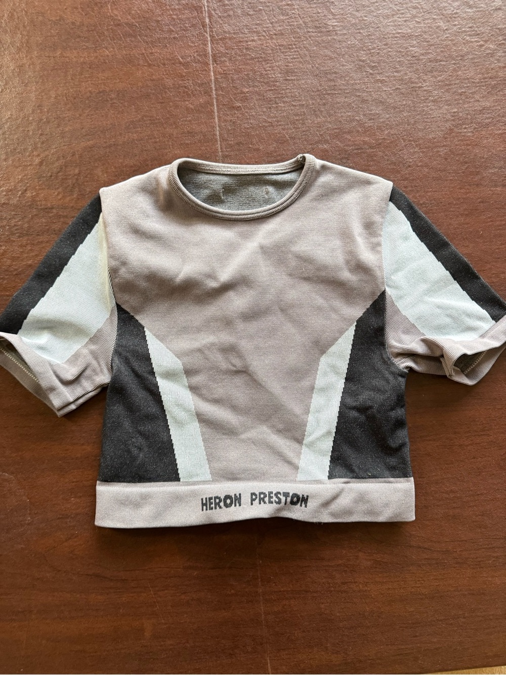 Heron Preston Short Sleeve Colorblock Tee